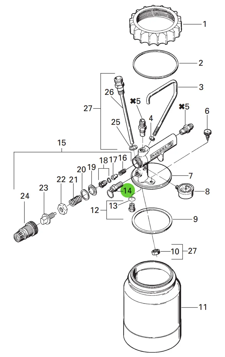 Devilbiss Tia-4355 Safety Valve 55Psi 1