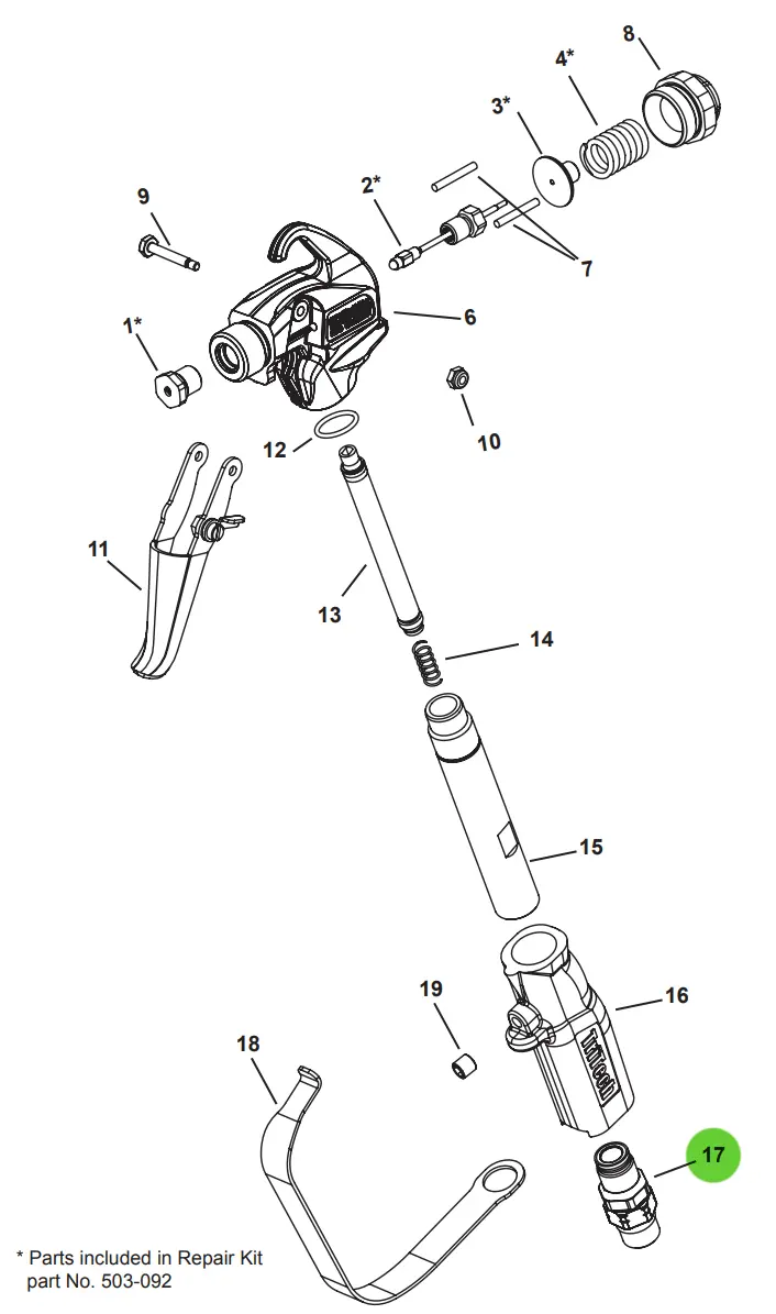 Tritech 501-035 Swivel Hose Connection 1