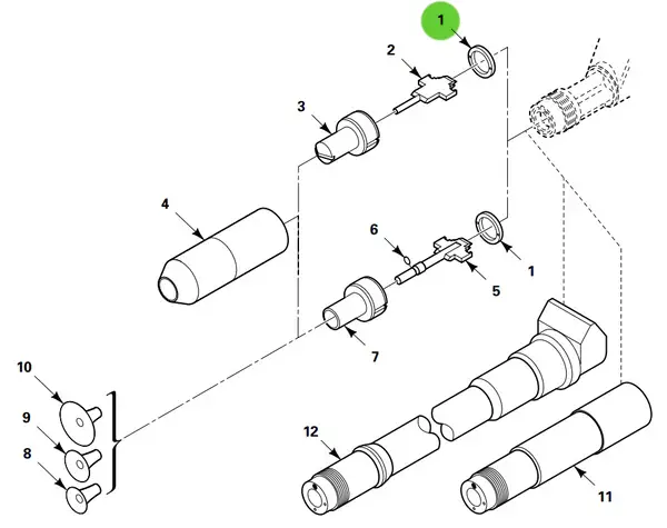 Aftermarket Gema® 318760 Pg1 / Pg2-A Contact Ring (Non-Oem) 1