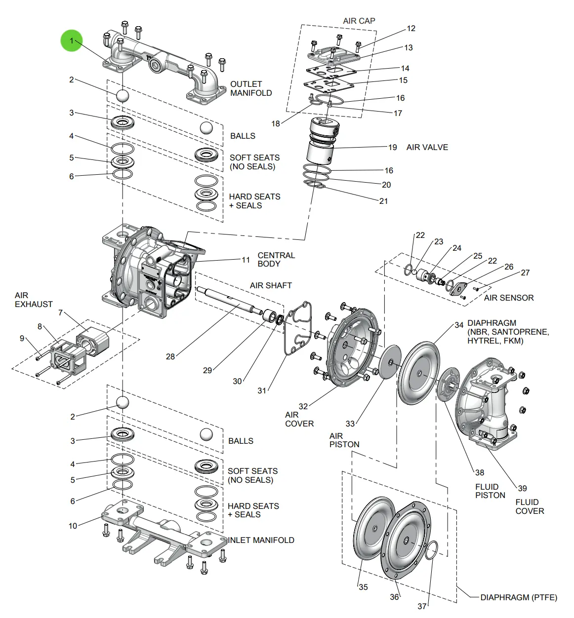Samoa Up10r-Hp-2An Outlet Manifold 1