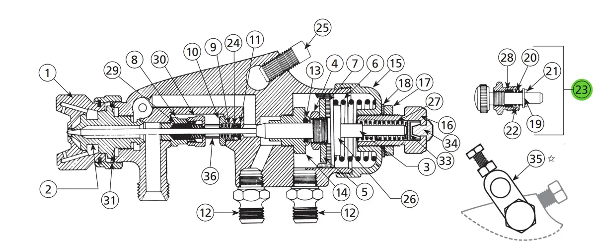 Binks 54-333 Side Port Control Complete 1