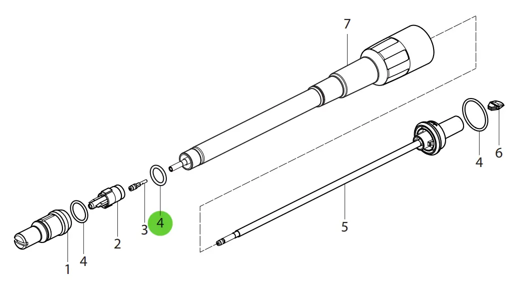 Wagner 2343428 O-Ring Set Pem-X1 Extention Sp 1