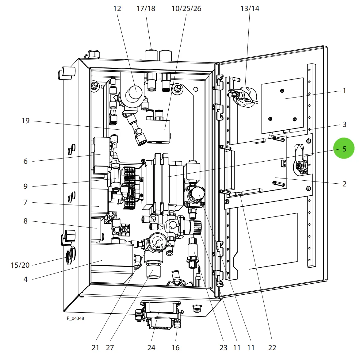 Wagner 9943152 Double 3 Port Valve 1