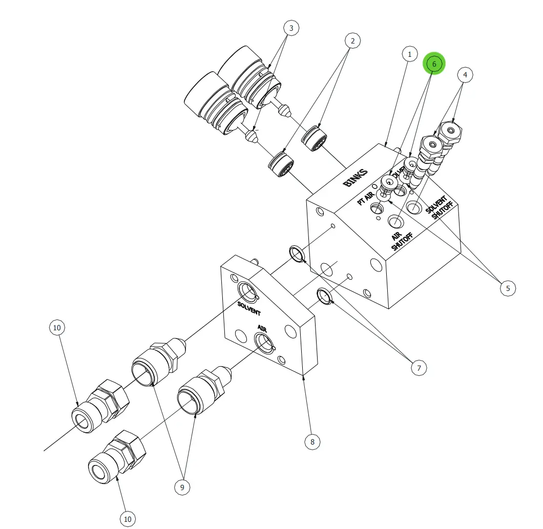 Ransburg 77516-04 Collet, 4Mm 1