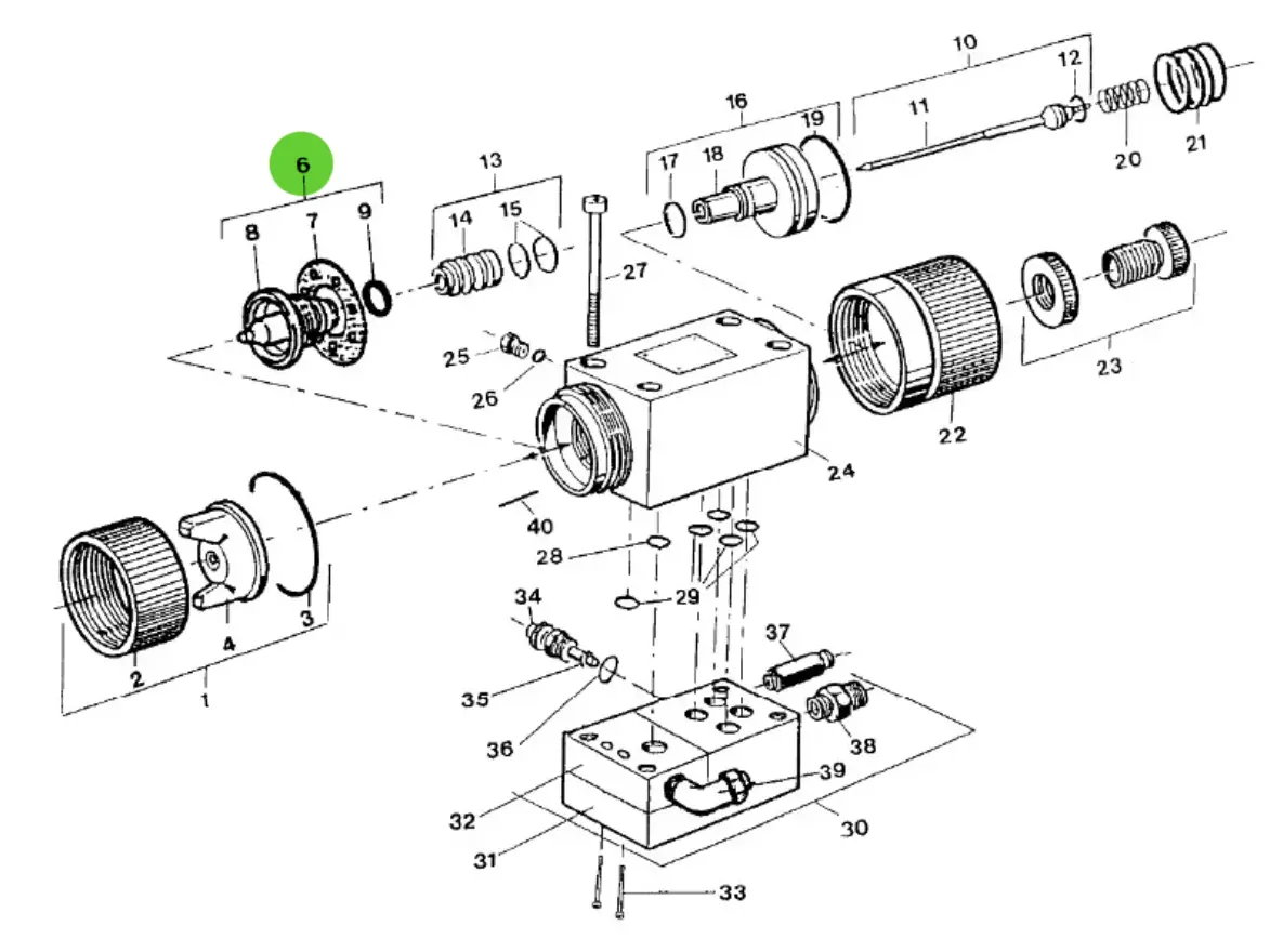 Sames® 134-020-400 Nozzle, 218, A25 Automatic Spray Gun 1