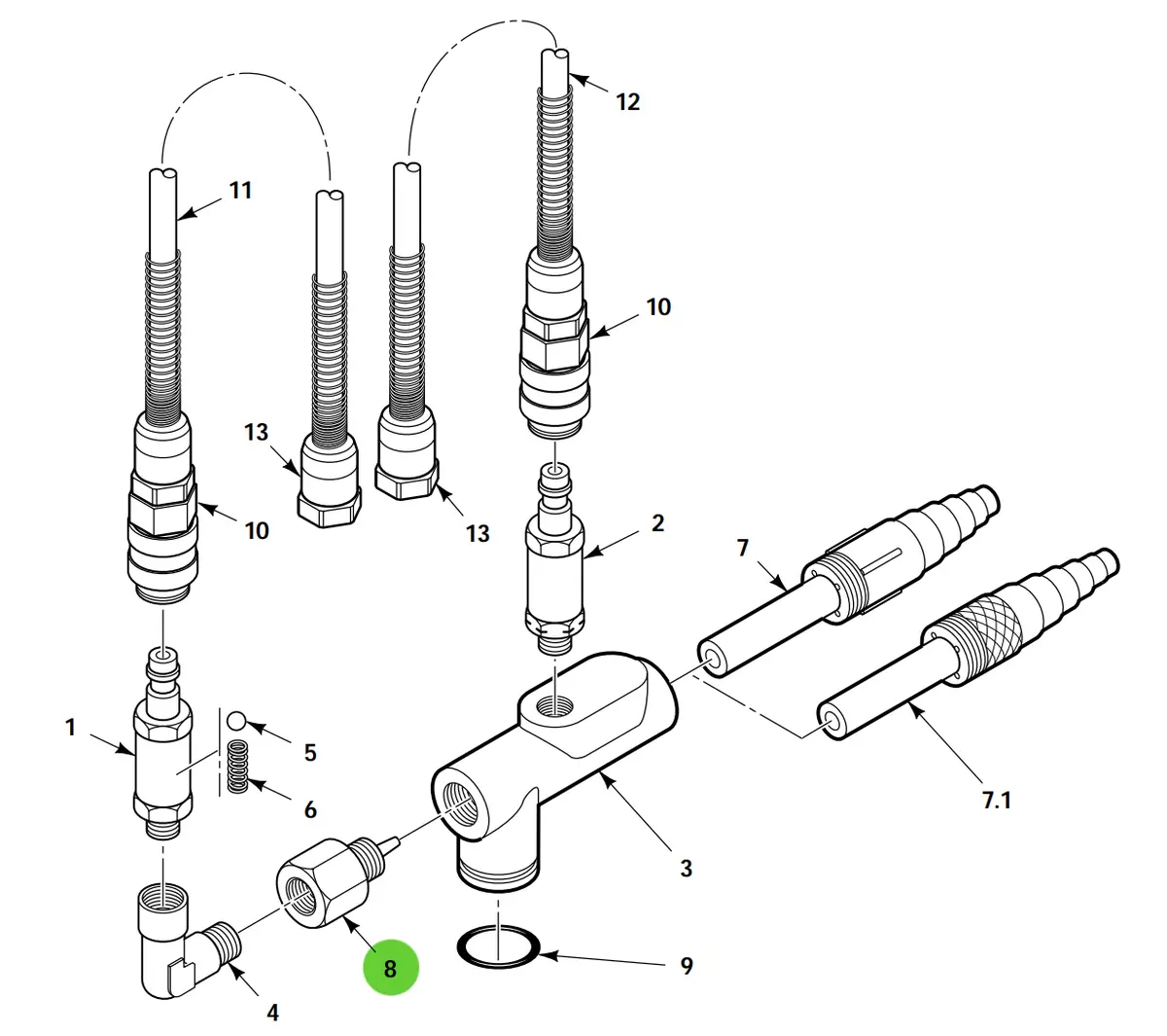 Aftermarket Gema® 365912 Injector Nozzle - Ø 1.6Mm With Notch (Non-Oem) 1