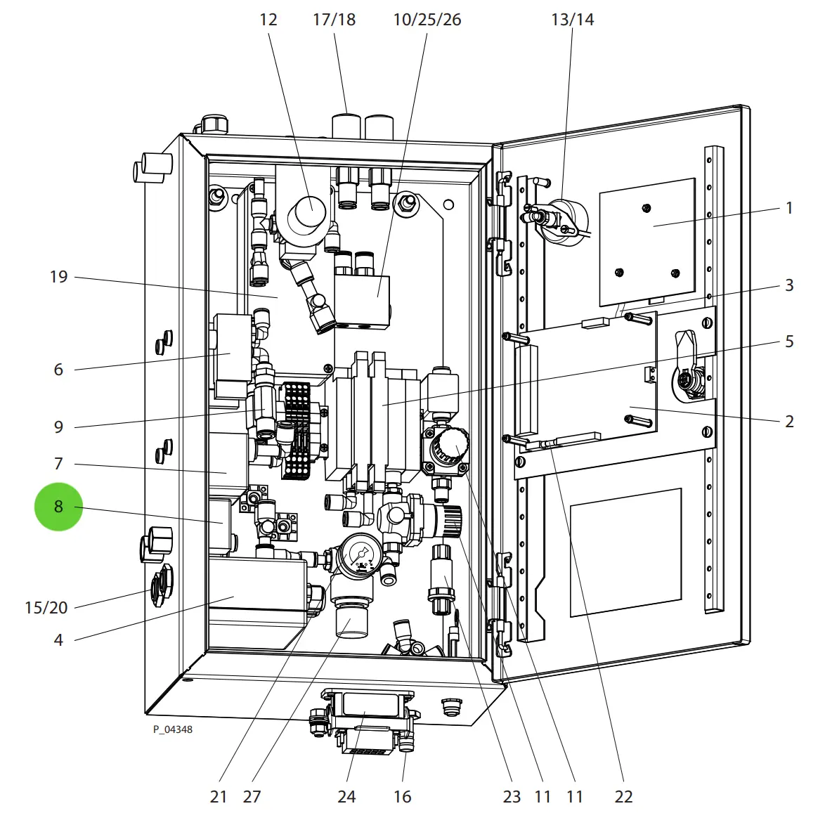 Wagner 9943155 2 Port Valve Vq-21 1