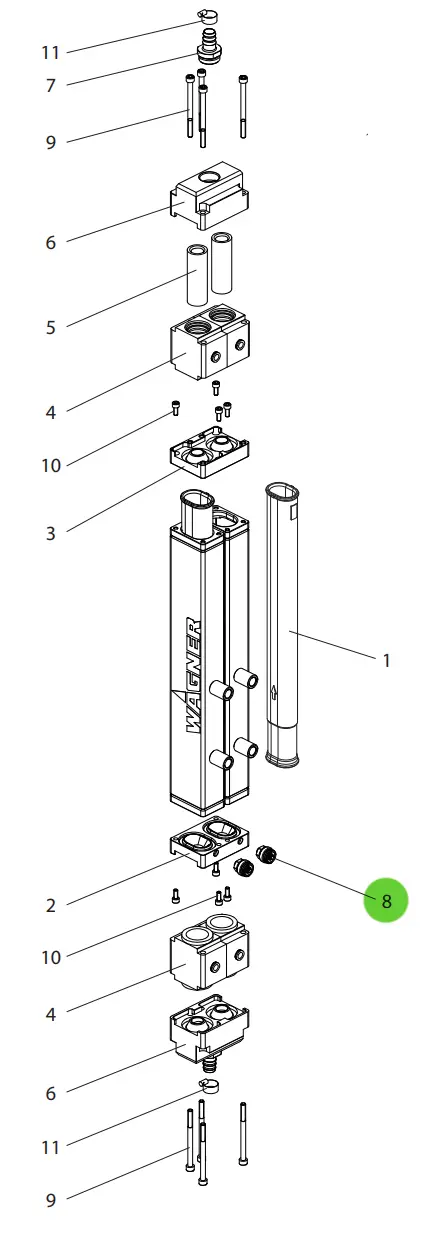 Wagner 2409407 Non-Return Valve Ip 5000 1