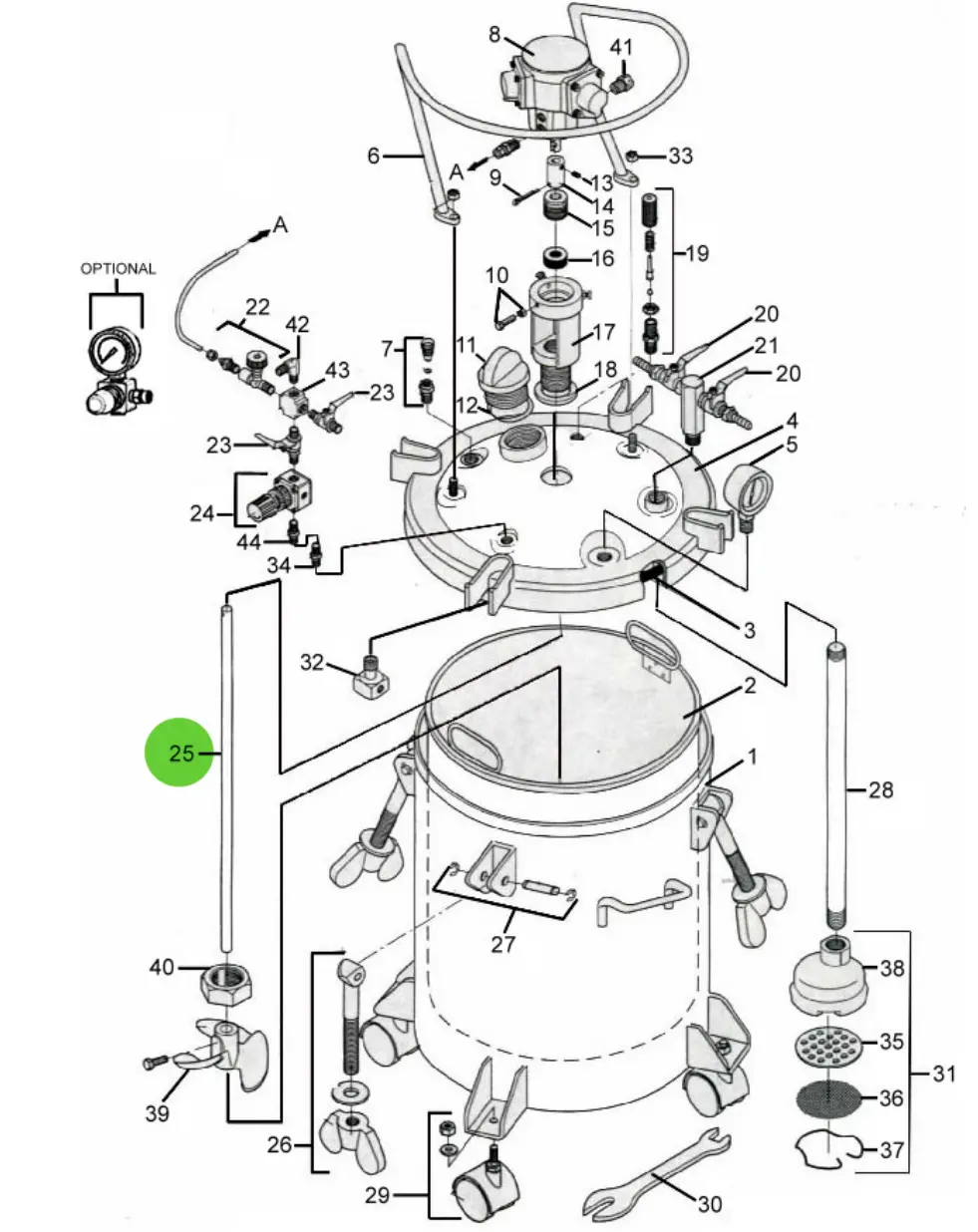 C.A. Technologies 15 Gal Shaft 1