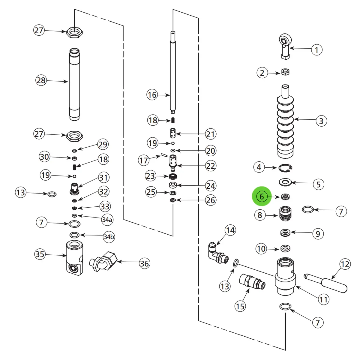 Binks 237-764 Secondary Shaft Seal; Catalyst Pump 1