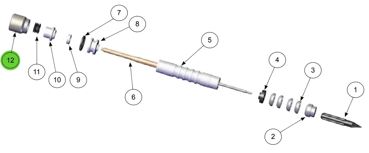 Ransburg Ransflex Rx Packing Nut 1