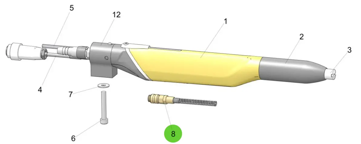 Aftermarket Gema® 200840.08 Quick Release Coupling For Supplementary Air Hose (Non-Oem) 1