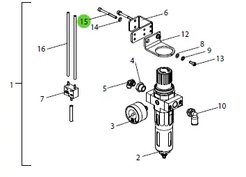 Wagner 9900375 Hexagon Socket Cylinder Head Screw 1