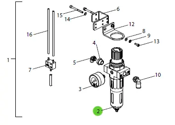 Wagner 2331950 Filter-Control Valve 1