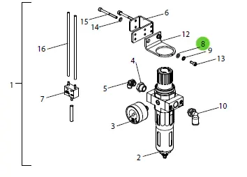 Wagner 9920104 Washer, A4.3 1