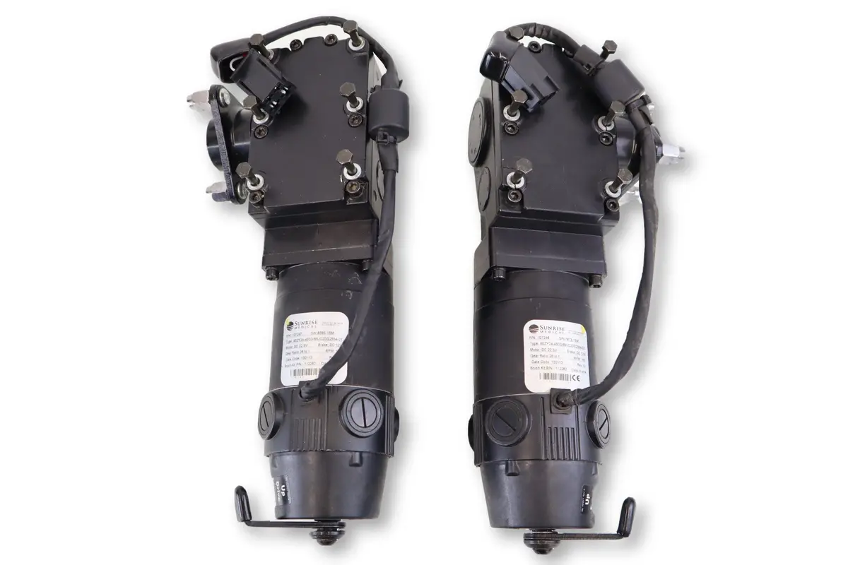 Motor & Gearbox For Sunrise Medical Quickie Pulse 6, Qm-710, S-636 Power Chairs | 107247 | 107248 2