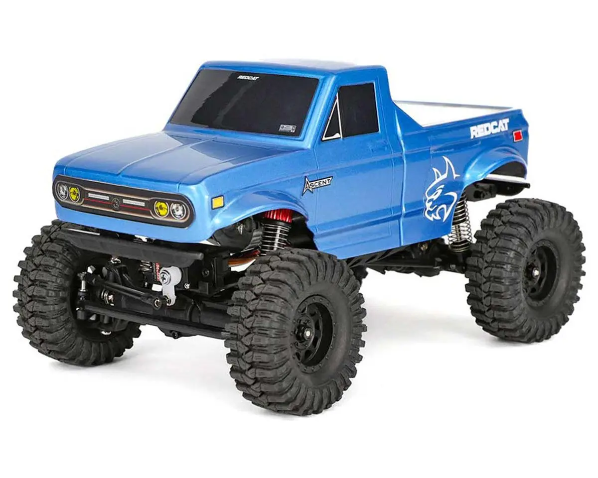 Redcat Ascent-32 1/32 4Wd Rtr Rock Crawler (Blue) W/2.4Ghz Radio, Battery & Charger 1