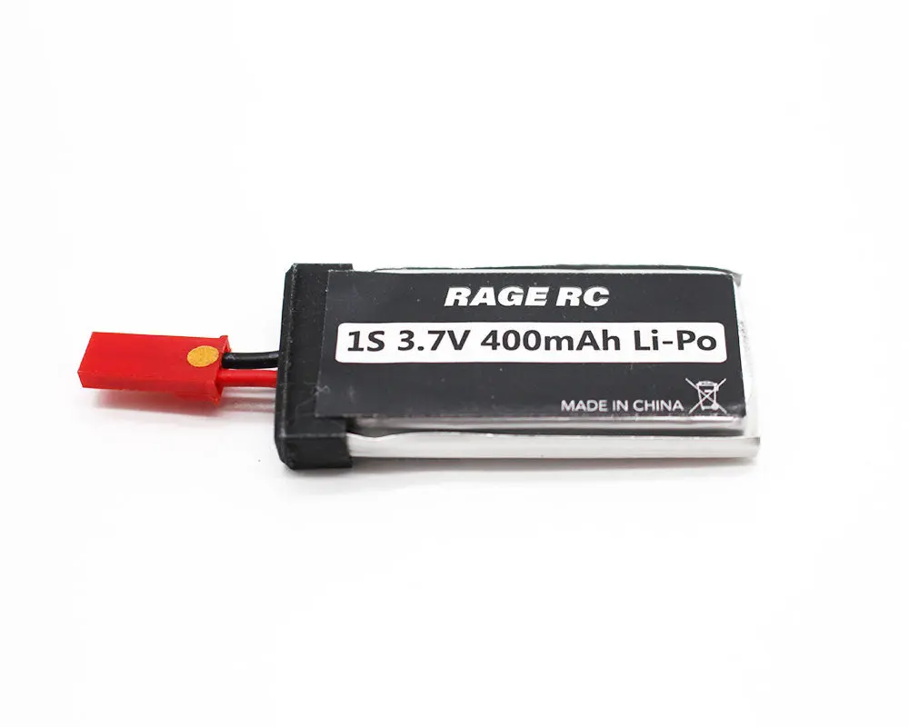 1S 3.7V 400Mah 25C Lipo Battery With Jst Plug; Vintage Stick X4 1