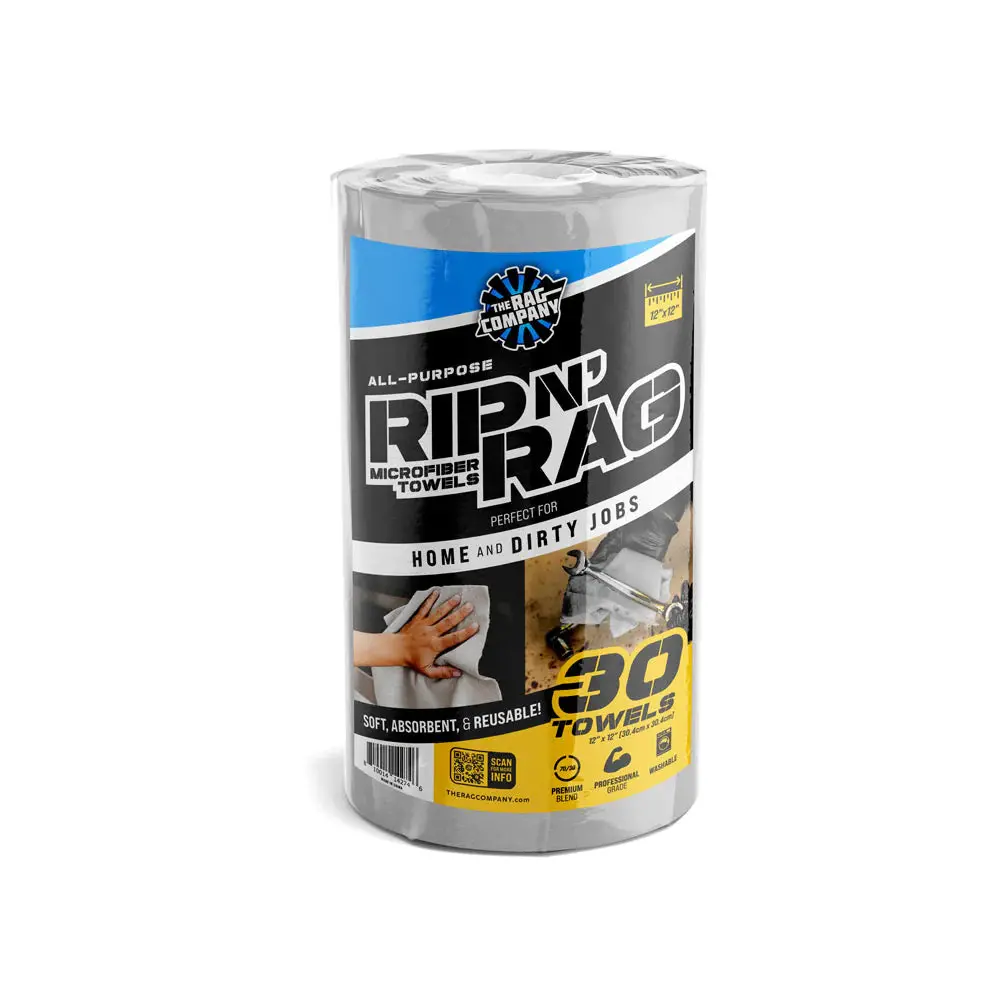 The Rag Company Rip N' Rag - Multi-Purpose - 12In. X 12In 2