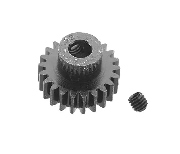 Extra Hard 22 Tooth Blackened Steel 32P Pinion Gear For 5Mm Shaft 1