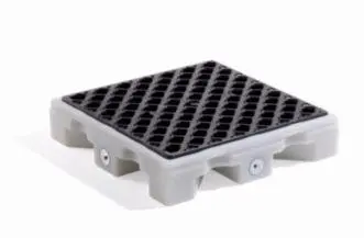 Poly Drip Deck Holds (1) 55 Gal. Drums 26"W X 26" D X 5.75" H, 11 Gal. Sump Capacity 1