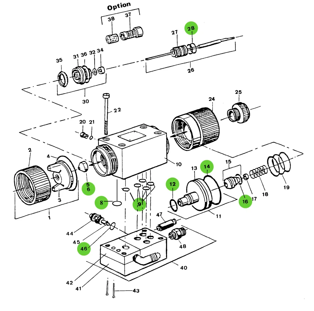 Sames® 129-251-995 Seal Kit Atx/A25 Gun 1