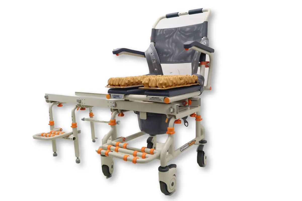 Shower Buddy Sb2 Tubbuddy Commode Seating System | Sliding Shower Chair Transfer Bench | Air-Filled Star Cushion 1