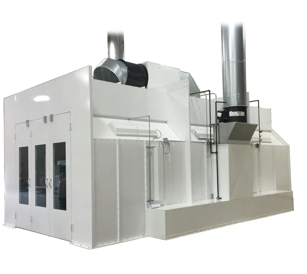 Total Finishing Automotive Side-Down Airflow Paint Spray Booth - Double Wall 1