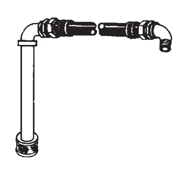 Binks 55Gal Stainless Steel 3/4" Siphon Hose Kit 44-355 1