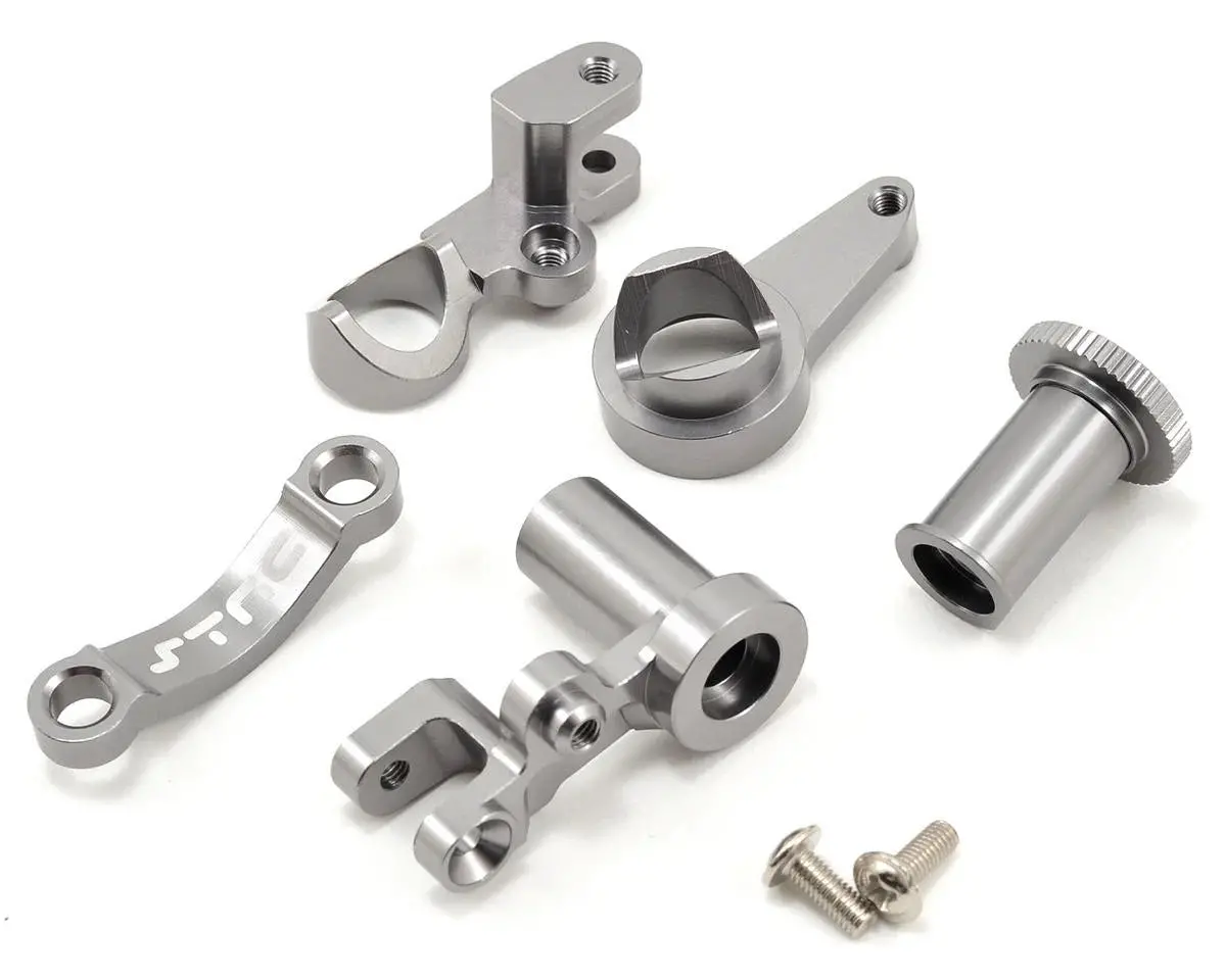 Hd Aluminum Steering Bellcrank Set For Traxxas Slash (Gun Metal) 1