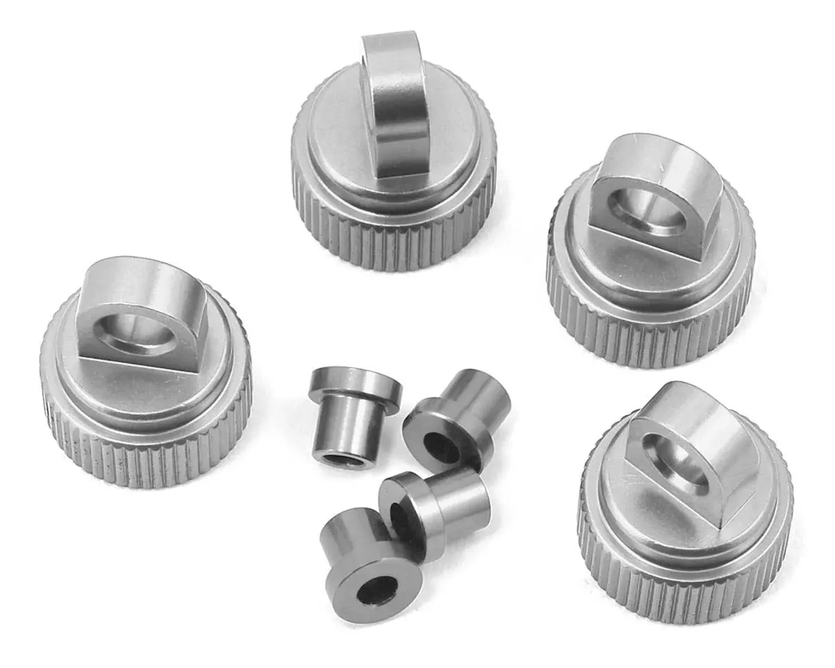 St Racing Concepts Aluminum Shock Caps For Traxxas 4Tec 2.0 (4) (Silver) 1