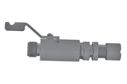 Hosco Ssbv Series Ball Valve, Common Configurations, Male Straight X Bulkhead Tube Fitting (Various Size Options) 1
