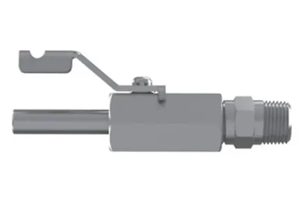 Hosco Ssbv Series Ball Valve, Common Configurations, Tube Stub X Straight Or Tapered Thread (Various Size Options) 1