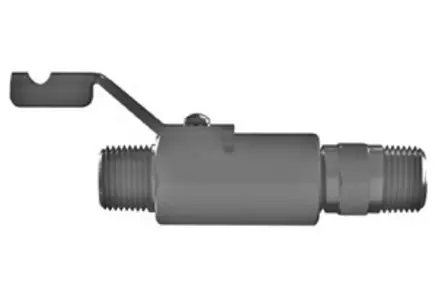 Hosco Ssbv Series Ball Valve, Common Configurations, Male Tapered X Male Tapered (Various Size Options) 1