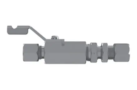 Hosco Ssbv Series Ball Valve, Common Configurations, Tube Fitting X Bulkhead Tube Fitting (Various Size Options) 1