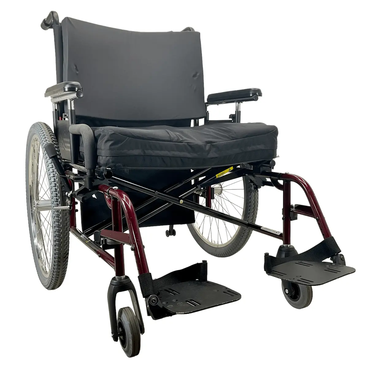 Sunrise Medical Quickie M6 Bariatric Wheelchair | 24 X 21 Seat | Quick Release Wheels 1