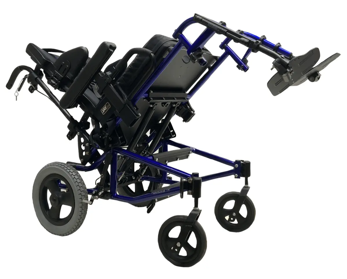 Sunrise Medical Quickie Ts Tilt-In-Space Manual Wheelchair | 16 X 19 Inch Seat | Transit Kit, Height Adjustable Armrest 1