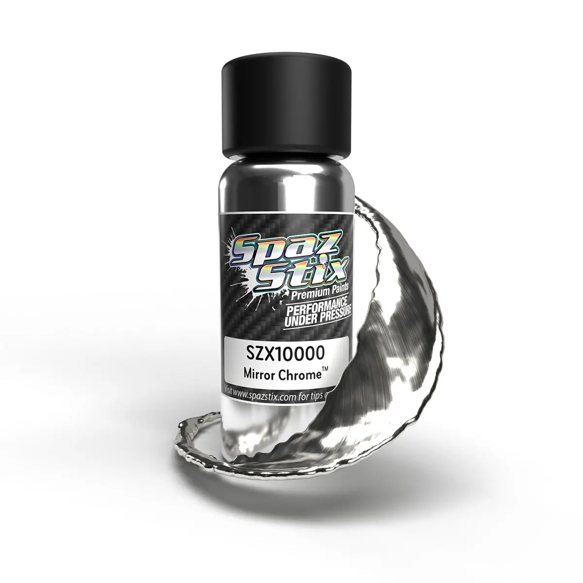 Ultimate Mirror Chrome Airbrush Ready Paint, 2Oz Bottle 1