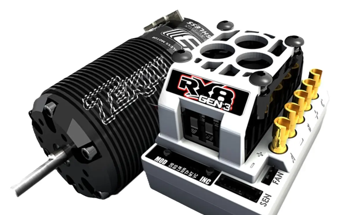 Rx8gen3 Bl Esc - 4038 T8gen3 Bl Motor 2250Kv 1/8 System 1