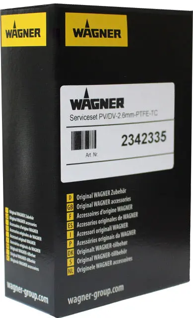 Wagner Service Kit Pv/Dv-2.6Mm-Ptfe-Tc 1