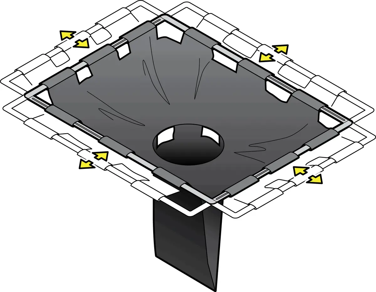Ultratech Ultra-Drain Guard® - Adjustable Frame Model 1