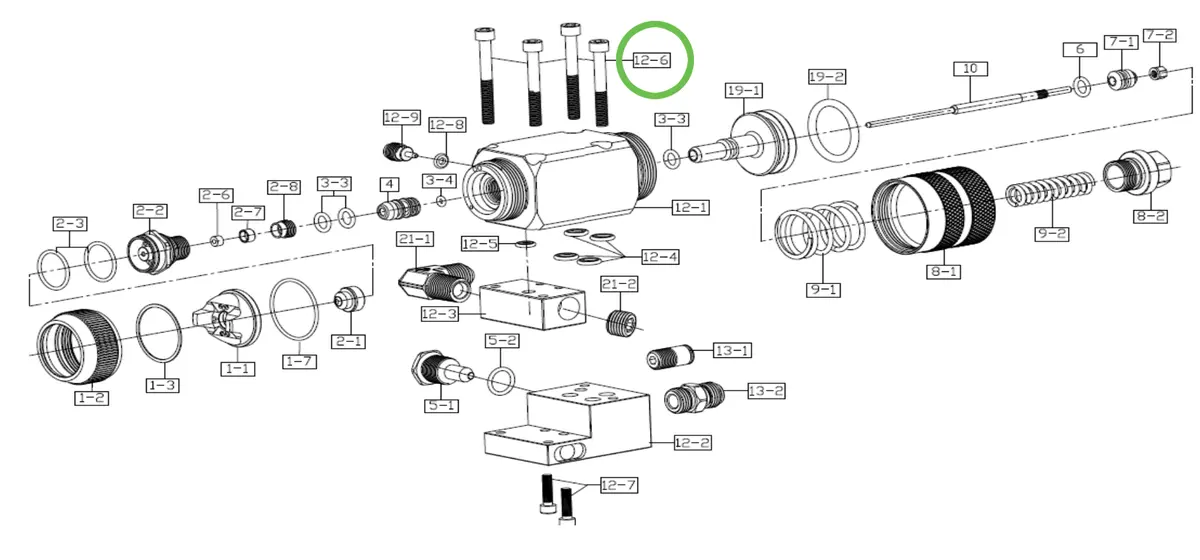 Auto Viper-X® Gun Body Lock Screw 1