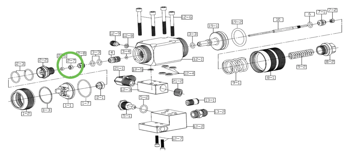 Auto Viper-X® Needle Seal Seat 1