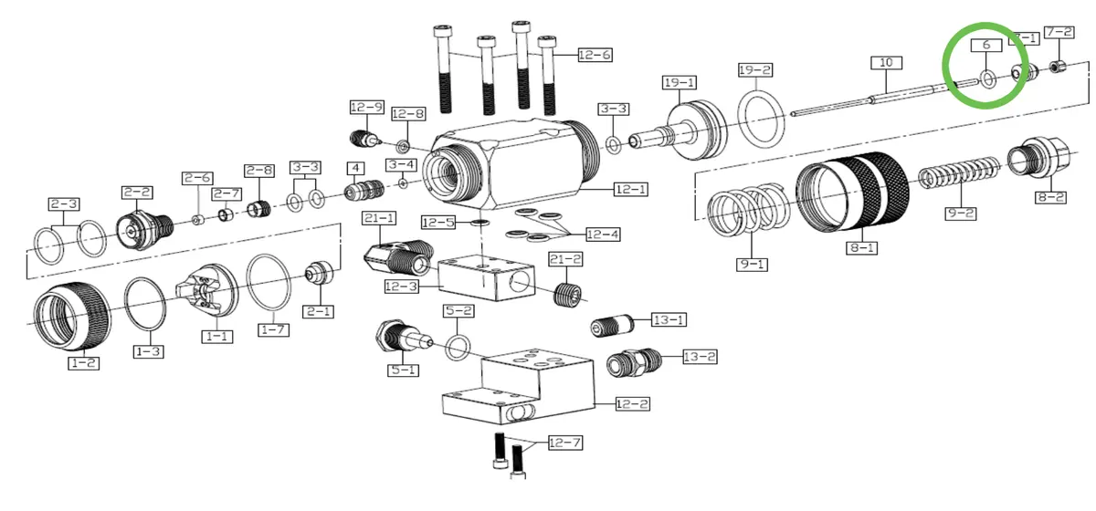 Auto Viper-X® C092-O Ring (Ø6.3Xø1.8) 1