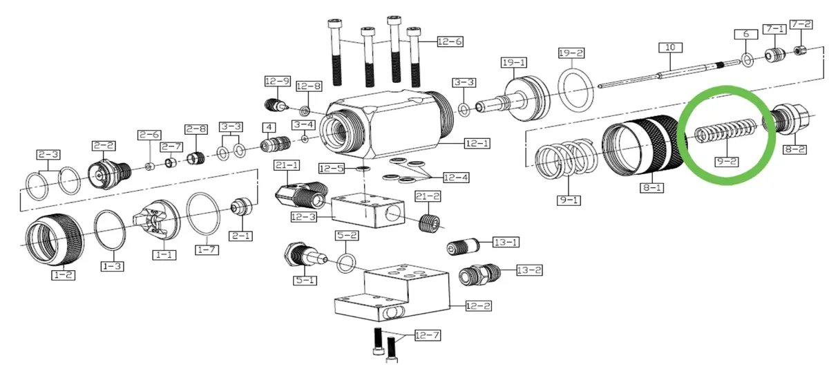 Auto Viper-X® Needle Spring 2 1