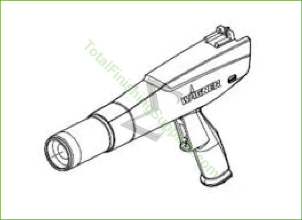 Wagner Retrofit Kit (Updated Gun Housing, 6M Cable) For Pem-X1 Powder Coating Gun 2
