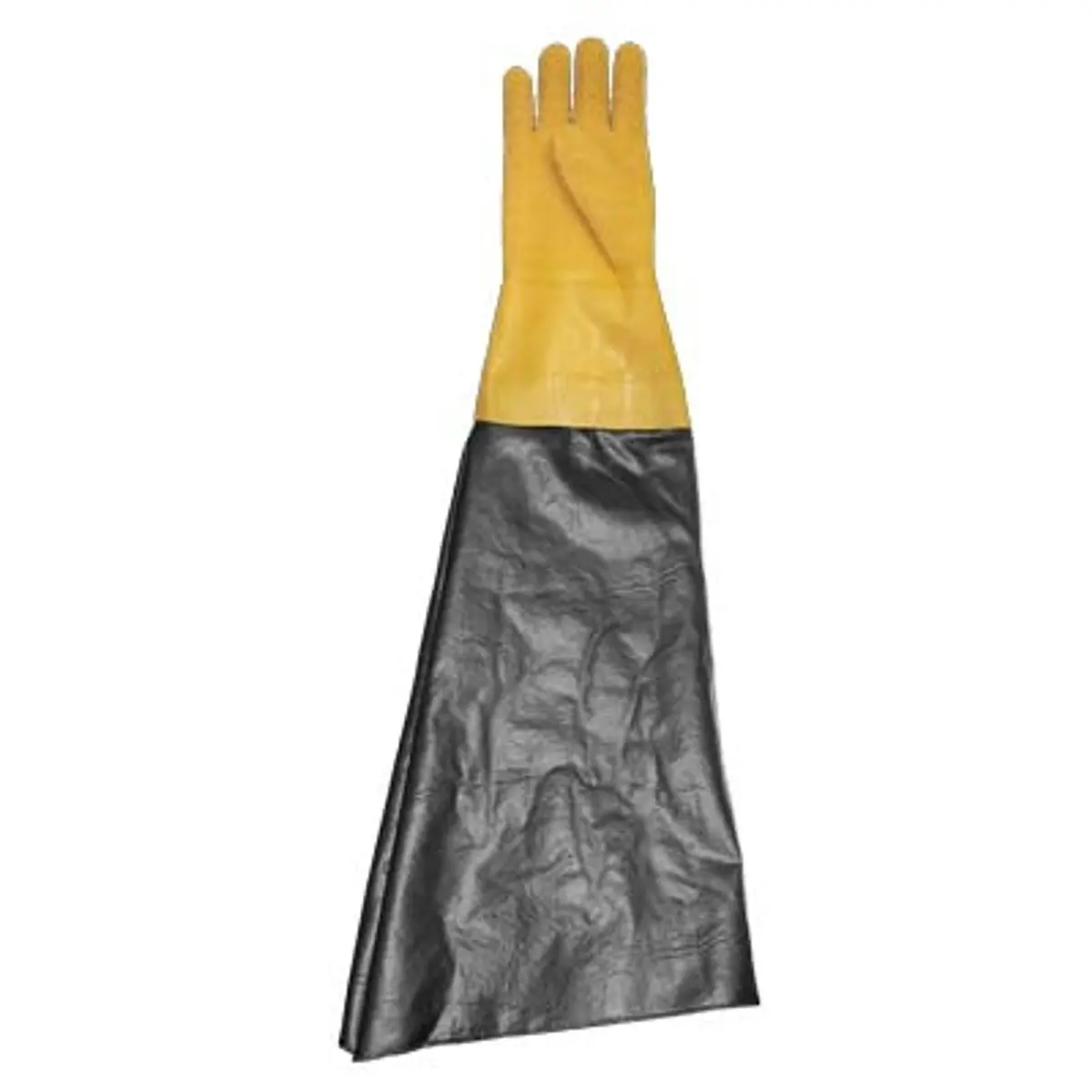 Pirate Brand - Glove, Textured Rubber, Yellow, 8-1/2" Diameter X 26" 1