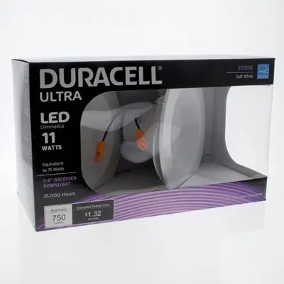 Duracell  Led Dimmable 11 Watts 5-6" Recessed Downlight 1