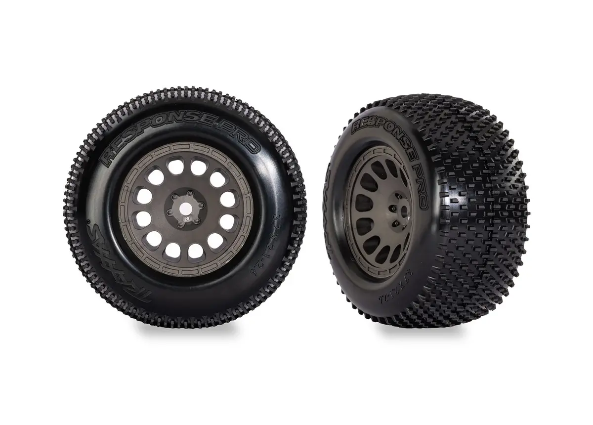 Mini Xrt Gray Mini Xrt Wheels W/ Response Pro Tires (2) 1