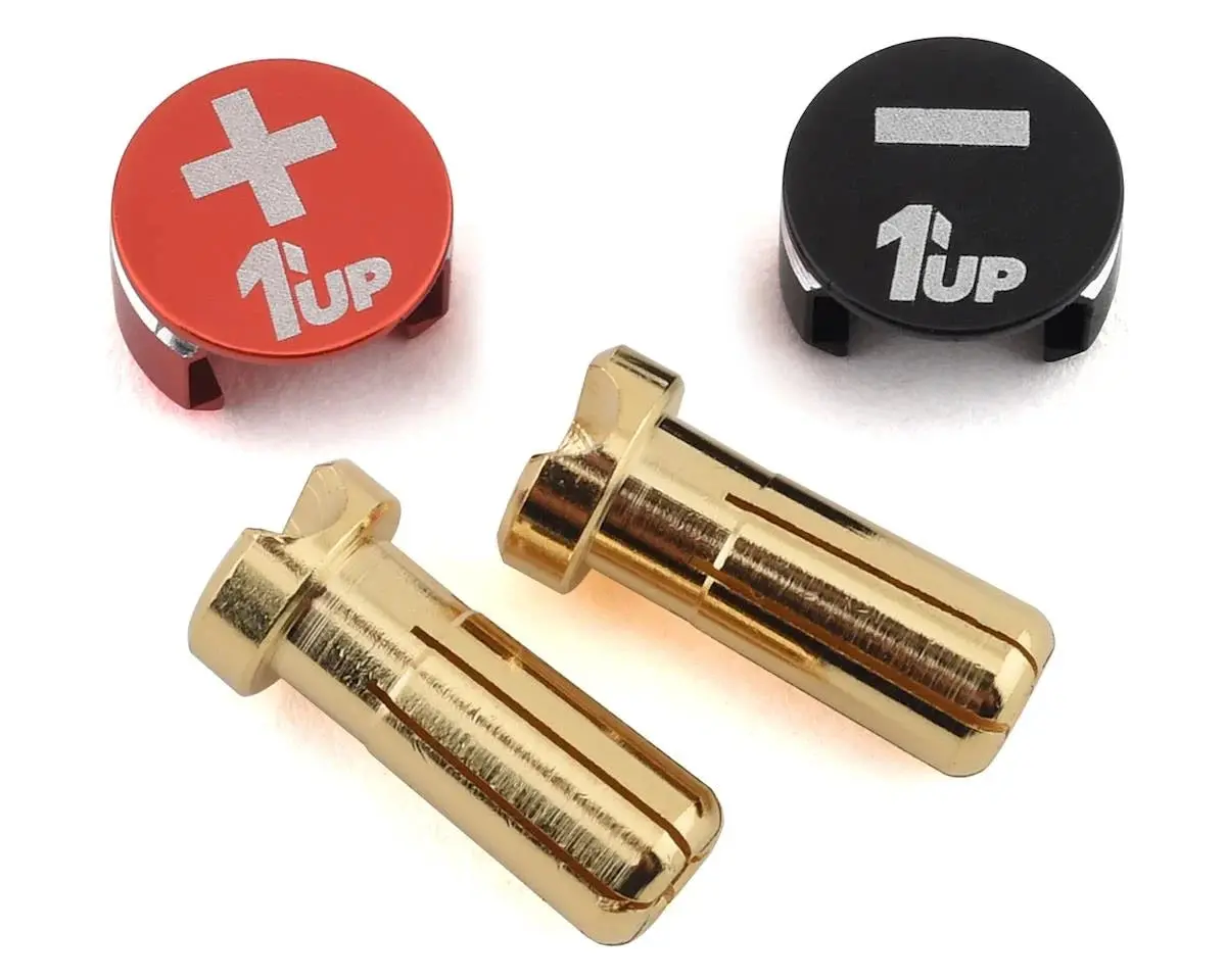 Lowpro Bullet Plug Grips W/5Mm Bullets (Black/Red) 1